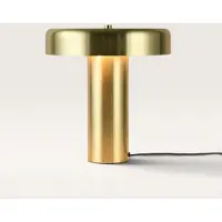 LUSENZ - Lampe de table Arcene ottone E14 25W Or lampe champignon IP20