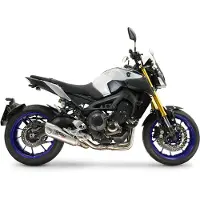 Gpr Exclusive Gp-revo Titanium Yamaha Mt-09 Tracer 900 15-16 Homologated Full Line System Argenté Homologated