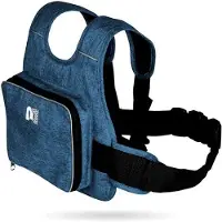 OEM Ceinture de sécurité pour voiture ou moto pour enfants - pour enfants - longueur réglable - bandes réfléchissantes - bleu