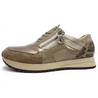 Waldlaufer Chaussures de sport pour femmes Vicky, lacets, style sportif, couleur marron, pour le quotidien