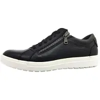 Jomos Chaussures de ville pour hommes , compatibles avec les semelles intérieures, à lacets, noires, pour le quotidien
