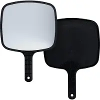 Lussoni Make Up Mirror With Handle - miroir avec poignée