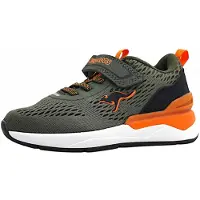 Kangaroos Chaussures de sport KD-Rule pour enfants, chaussures de course, chaussures d'escalade, couleur verte, pour le quotidien