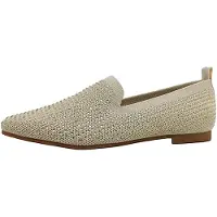 La strada : Chaussures pour femmes, chaussures basses, mocassins, couleur beige, style décontracté