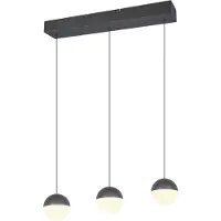 Reality Luminaire Reality Suspension SENTA BHT 60 x 150 x 10 cm gris