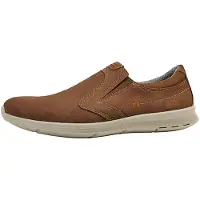 Jomos Chaussures pour hommes , modèles à semelles amovibles, type pantoufles, couleur marron, pour un usage décontracté