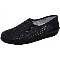 ACO HAUSTECHNIK Chaussures Aco pour femmes : chaussures basses, mocassins, ballerines, couleur bleue, style décontracté