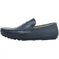 Lumberjack Chaussures de ville pour hommes, modèle "Slipper", couleur noire, style décontracté
