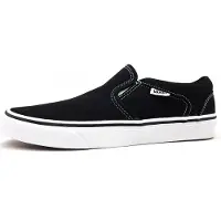 Vans Chaussons pour hommes Asher, couleur noire, style décontracté