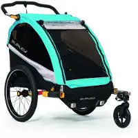 Burley Remorque Vélo - D' Lite X pour 1-2 Enfants Capote incluse - aqua
