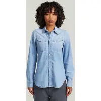 G-Star D27714-e356 Slim Fit Long Sleeve Shirt Bleu 2XS Femme
