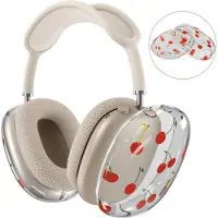 MMOBIEL Housse Compatible AirPods Max - Housse souple en TPU pour oreillettes - Cerise