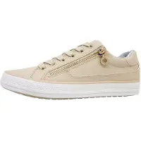s.Oliver : chaussures sport à lacets, couleur beige, taille 36