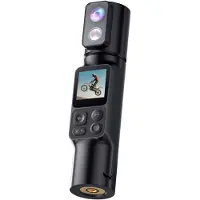Lipa Caméra d'action AT-M103 6K avec écran IPS et Wi-Fi – Caméra 360° – Caméra vlogging – Capteur Sony IMX – Double batterie pour 8 à 10 heures d'enregistrement