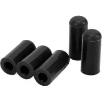 OEM Embout pour tuyau de vide automobile de 4 mm, tuyau d'admission en silicone, extrémité noire