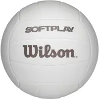 Wilson Ballon de volley-ball Soft Play, blanc, taille 5