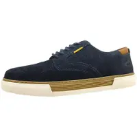 Camel active : Chaussures pour hommes, chaussures de loisirs, chaussures à lacets, couleur bleue, style décontracté