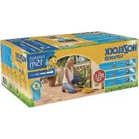 OEM Tuyau d'arrosage - Rallonge de 15 m Superhoze : tuyau flexible pouvant s'étirer jusqu'à 3 fois sa longueur initiale - Avec 2 raccords Aquastop