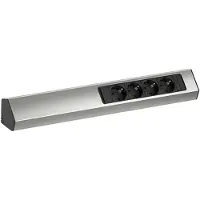 Bachmann Rallonge électrique , modèle CASIA 2 4xCEE7/3 2,0 m AEH, grise