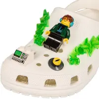 Crocs Accessoires pour chaussures '4LW Gaming' bleu clair / vert / noir