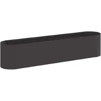 vidaXL Jardinière surélevée pour le jardin, noire, 200 x 40 x 40 cm