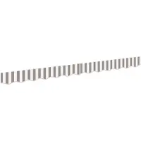 vidaXL Tissu de remplacement pour tablier d'auvent en polyester