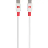 Skross Câble , USB-C - USB-C 2.0 mâle, 0,15 m, blanc