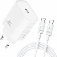 MOELECTRONIX Kit chargeur USB-C 20 W + 60 W avec câble de recharge rapide pour Samsung Galaxy A57, A37, A17, A07, A56, A36, A26, A16, A06, A55, A35, S26 Ultra 5G FE, prise d'alimentation USB-C, BLANC
