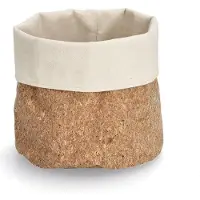 Zeller Panier de rangement, liège/coton (20 cm, 1x)