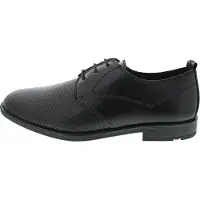Lloyd Chaussures de ville pour hommes Lark, chaussures élégantes à lacets, noires, pour un style décontracté