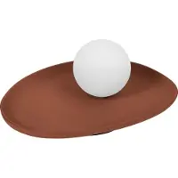 Ledvance DECOR Lampe de table Clay Nest en argile, 1 flamme, corps de lampe en forme de nid en brun, douille G9 pour un éclairage moderne en intérieur, ampoules non comprises.