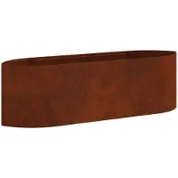 vidaXL Jardinière surélevée pour le jardin, en acier résistant aux intempéries, 140 x 40 x 40 cm, acier