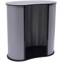 StarTech.com Comptoir d'exposition - Stand promotionnel/comptoir de- 40 × 90 × 90 cm (L × l × H) - Plastique - Structure en plastique - Gris