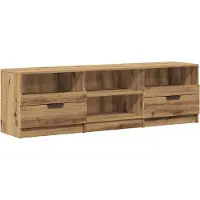 vidaXL Armoire TV Artisan-Chêne 150x33,5x45 cm Bois composite