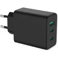 Value 19.99.1096 Chargeur D'appareils Mobiles Universel Noir Secteur Charge Rapide Intérieure