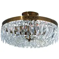 Markslöjd Plafonnier en cristal STRÖMSHOLM Antique 3 ampoules