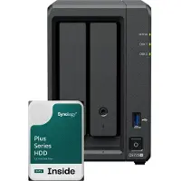 Synology DS725+ 2Bay 24TB NAS met 2x 12TB Plus HDD (2 x 12 To)