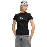 Karl lagerfeld Jeans B2w17064 Short Sleeve T-shirt Noir XL Femme