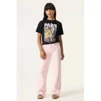 Garcia N262727 fille Pantalon, 146, Rose, Wide fit