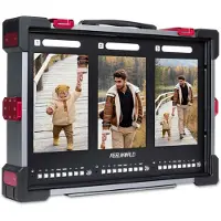 Feelworld PS101 Triple 10.1 inch Vertical Display Monitor (10.10", Full HD), Moniteur vidéo, Gris