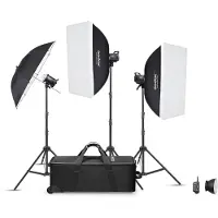 Godox MS200V-D Trio Studio Flash Kit