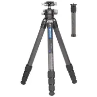 Leofoto tête sphérique de trépied LH-40LR + plaque de fixation rapide NP-50