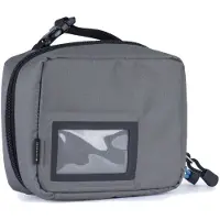F-Stop Boîtier de filtre (gris) Fermeture à glissière noire