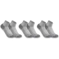 Carhartt Force Midweight Quarter Chaussettes - Pack de 3 Taille