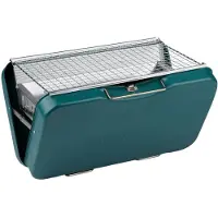 Alpina Barbecue à charbon de bois pliable Barbecue compact pour le jardin et la cuisine d'extérieur - Barbecue à charbon avec grille amovible - BBQ portable - 35 cm