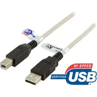 Deltaco USB2.0 A-B 1m M-M