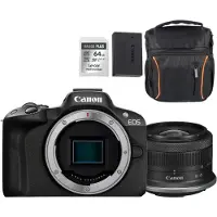 Canon EOS R50 noir + RF-S 18-45 Kit Holiday