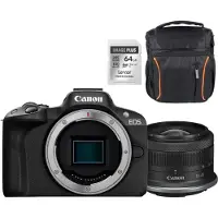Canon EOS R50 noir + RF-S 18-45mm IS STM Starter Kit