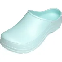 Ladeheid Sabots de jardin pour femmes, chaussures de jardin ultra-légères en EVA LA-CA-ComoWoman (bleu aqua, 39)