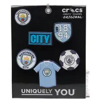 Crocs Pendentif - Manchester City - 5 Pack - - UneTaille - Accessoire